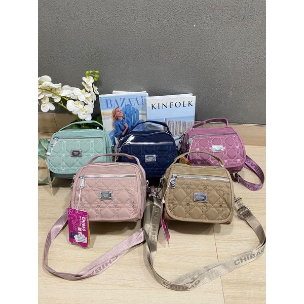 Tas Selempang Chibao 8203 Bahan Kanvas