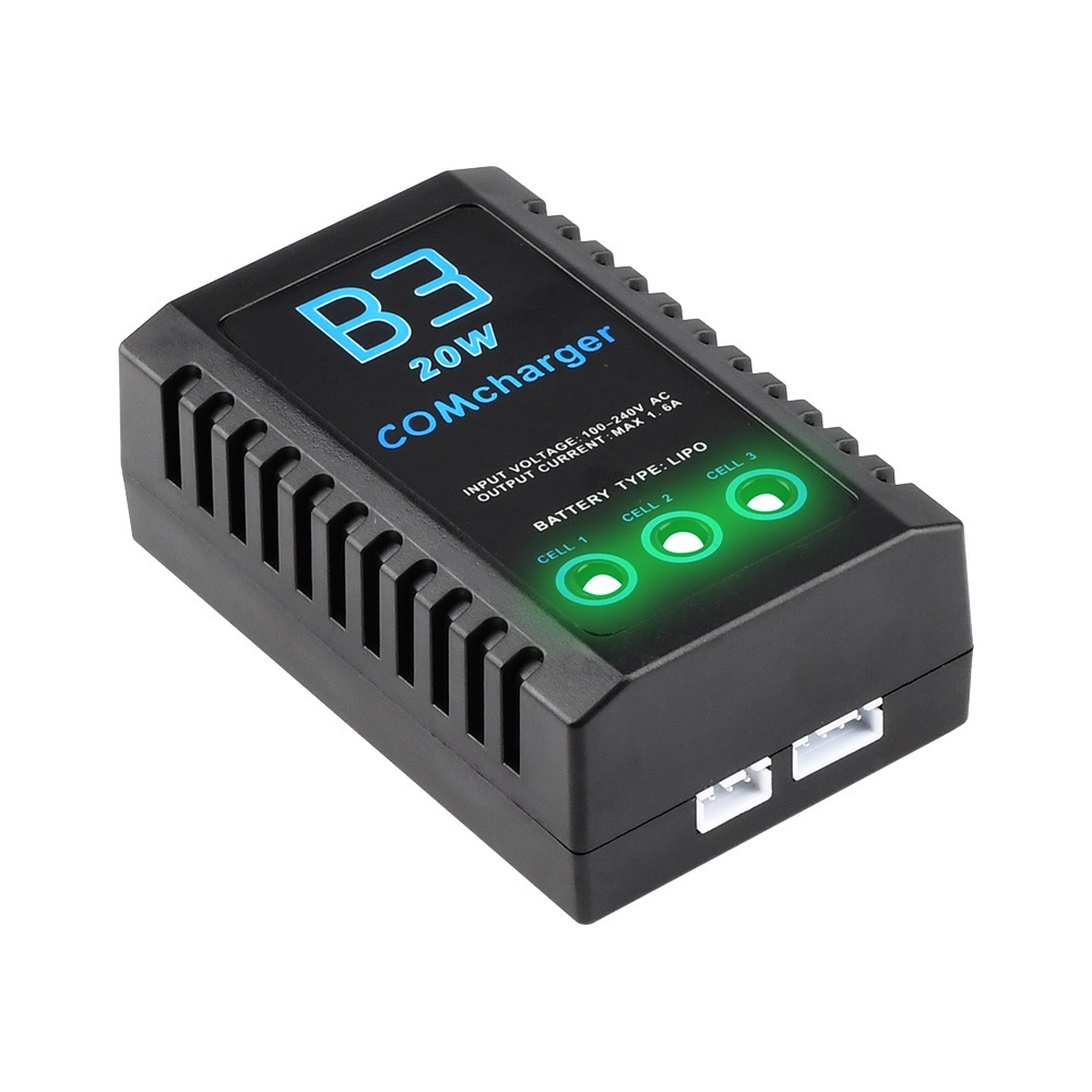 Ready stock iMaxRC B3 20W Pro Compact Charger 2S 3S Lipo Battery Balance Charger RC Compact Lipo Balance Battery Charger