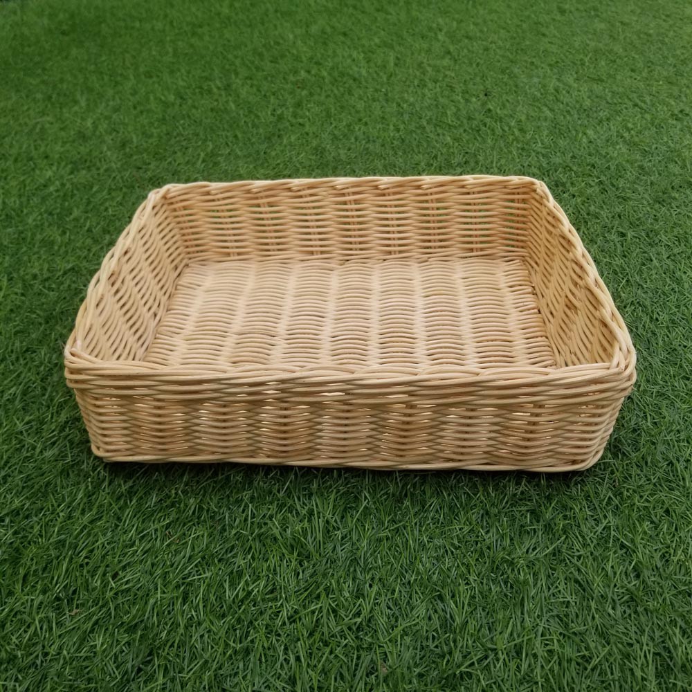 Kerajinan Tangan Rotan - Keranjang Parsel Persegi - 29x22x7cm