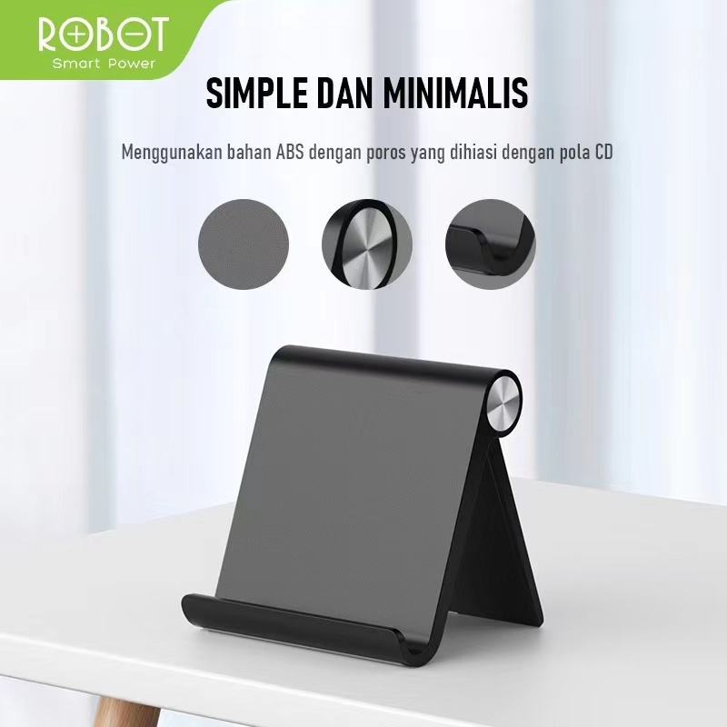 Robot RT-US07 Foldable Universal Stand Holder Phone Tablet Dudukan Hp Dan Tab