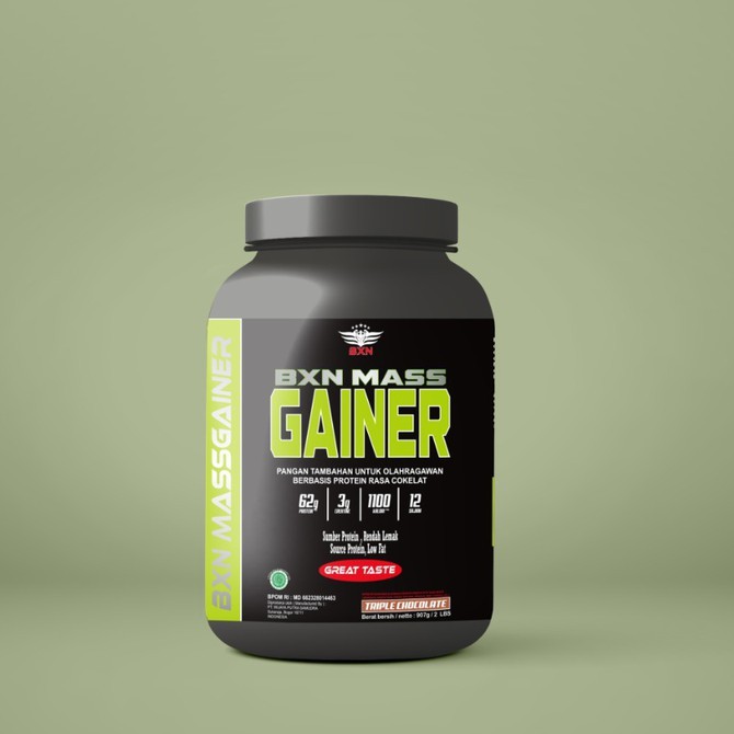 

Susu Penggemuk badan Mass Gainer BXN 2lbs Susu GYM Suplement Makanan