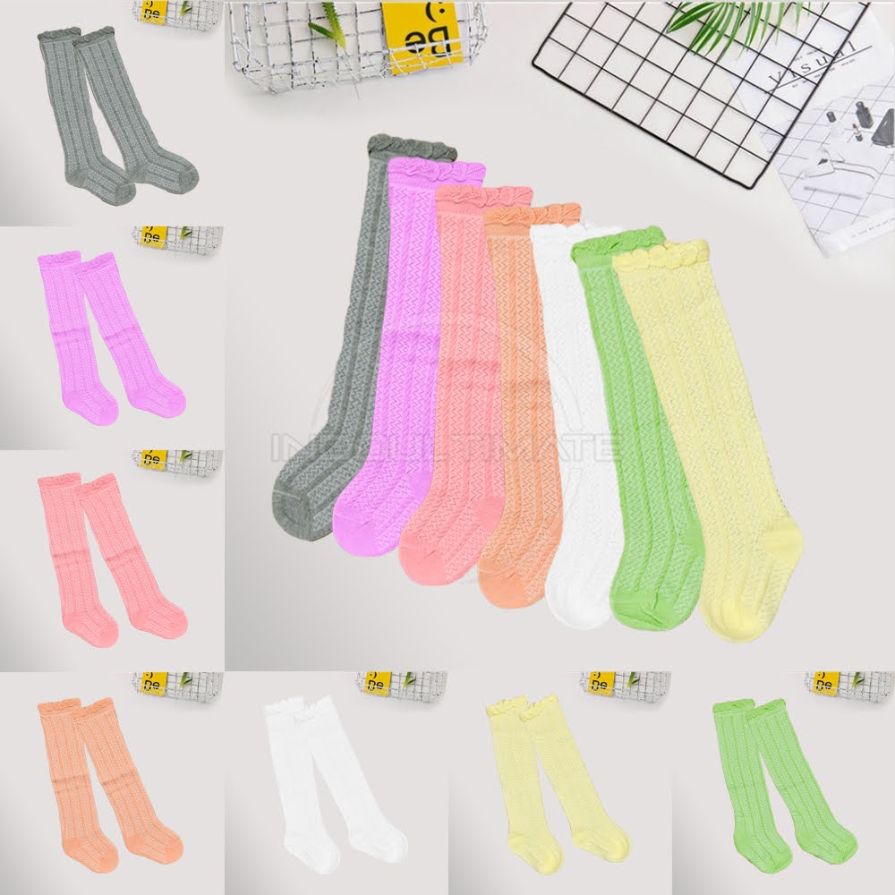 1pcs Kaos Kaki Balita Perempuan Kaos Kaki Bayi Baby Girl Socks KKA-012 Alas Kaki Pelindung Kaki