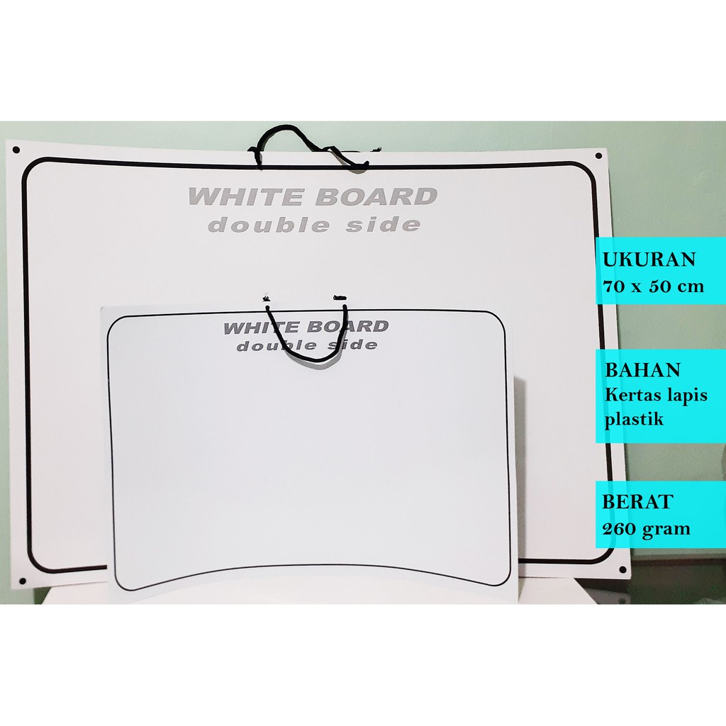 White Board Portable Besar / Whiteboard Gulung - Papan Tulis Tempel