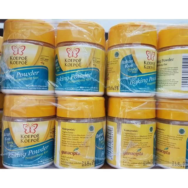 

Koepoe Koepoe Baking Powder 45Grm Cod Dan Best Seller
