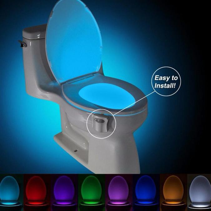Lampu Closet Led Sensor Gerak - Toilet Lamp - Penerangan Kamar Mandi,