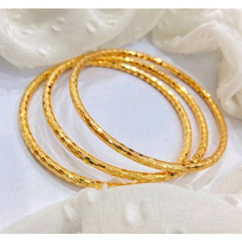 gelang keroncong/gelang tangan keroncong/gelang dewasa/gelang xuping/gelang lapis emas/grosir gelang