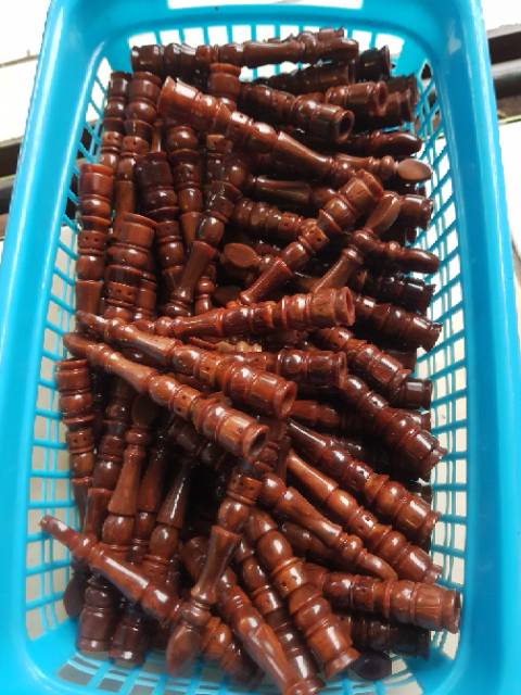 Pipa roko ukir tasbih(baru)100%asli kaukah