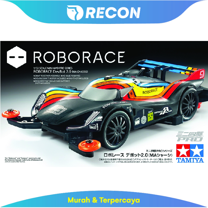 TAMIYA ROBORACE DEVBOT 2.0 MA CHASIS ORIGINAL ORI MINI 4WD STB TK
