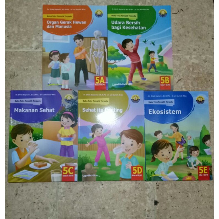 Buku Tematik Yudhistira SD kelas 5 A, B, C, D, E