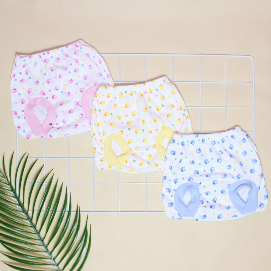 JAYJAY (6Pcs)Celana Pop Bayi Unisex JayJay Double 0-3 Bulan