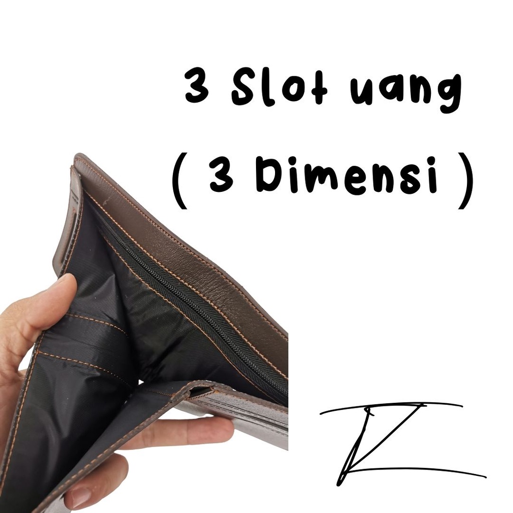 Dompet 3 dimensi Sintetis Pria