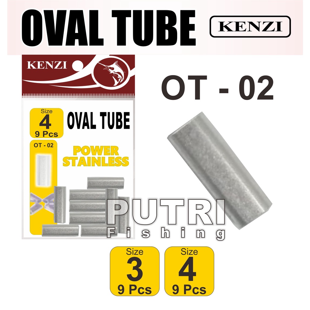 KENZI OVAL TUBE TABUNG KONEKTOR SENAR OT-02
