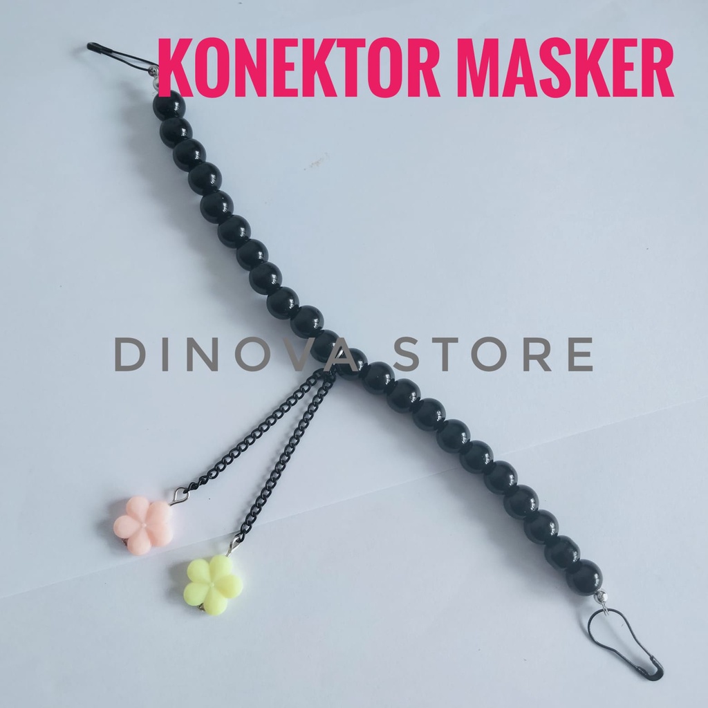 KONEKTOR mutiara 8m JUNTAI/pengait masker/sambungan masker/strap masker