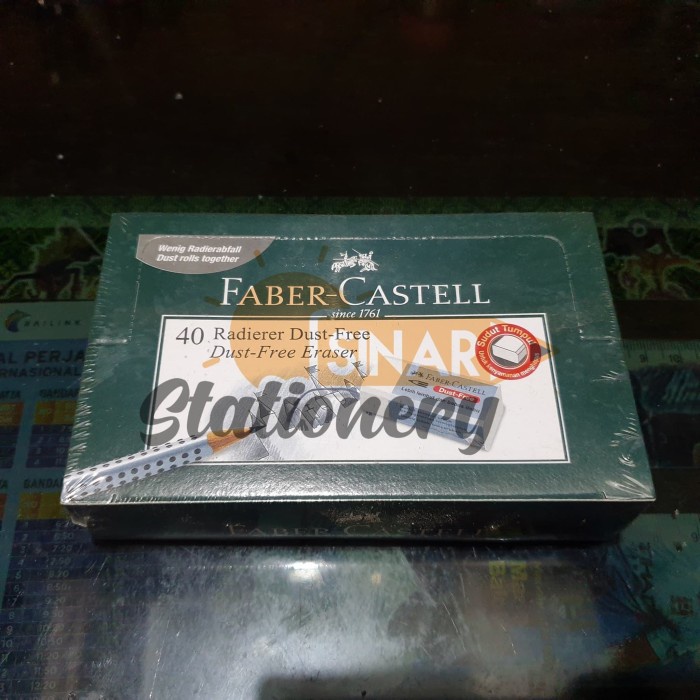 

Penghapus Putih Faber Castell 1Pak Isi 40Pc