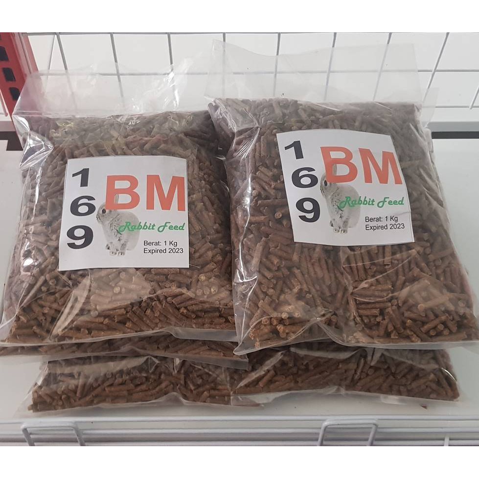 Pakan kelinci BM 1 Kg 169 Pelet Kelinci fresh