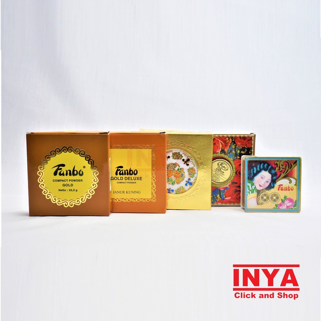 FANBO GOLD 4 JANUR KUNING COMPACT POWDER 22.5gr - BEDAK PADAT