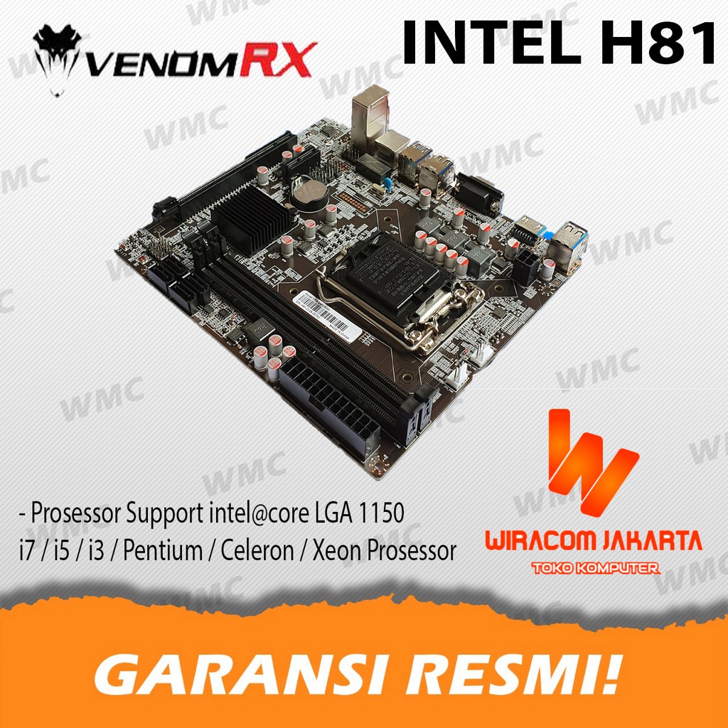 MotherBoard VENOMRX INTEL H81 LGA1150 VENOMRX H81 LGA 1150