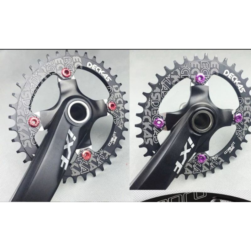 Litepro Baut Chainring For Single Baut Chain ring Crank Arm Sepeda