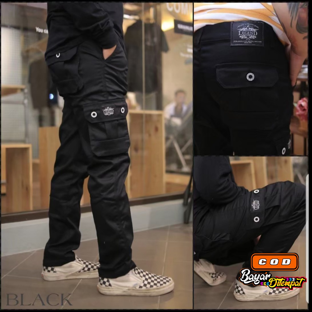 Celana Cargo Panjang Legend Of Denim  Premium Quality- Celana Kargo Pria- Cargo Pangang Distro Murah