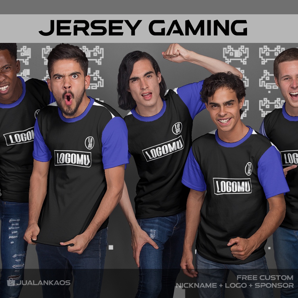 Baju Kaos Jersey Gaming ESports 859 Printing Custom