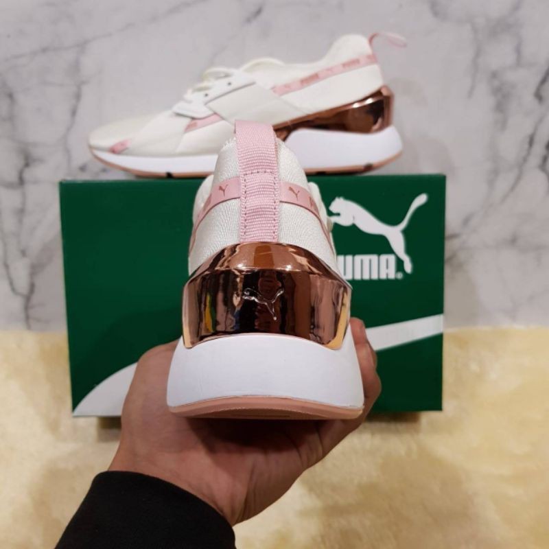 

Puma Muse X-2 pastel parchment white Pink BNIB 100%