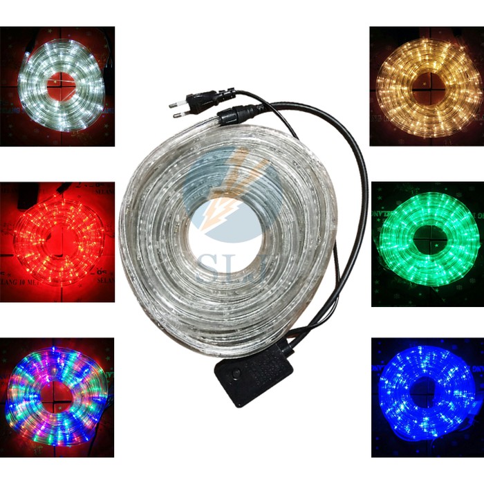 Unik Lampu LED selang 10M  lampu hias  dekorasi  rope light HILIOS   Rainbow Murah