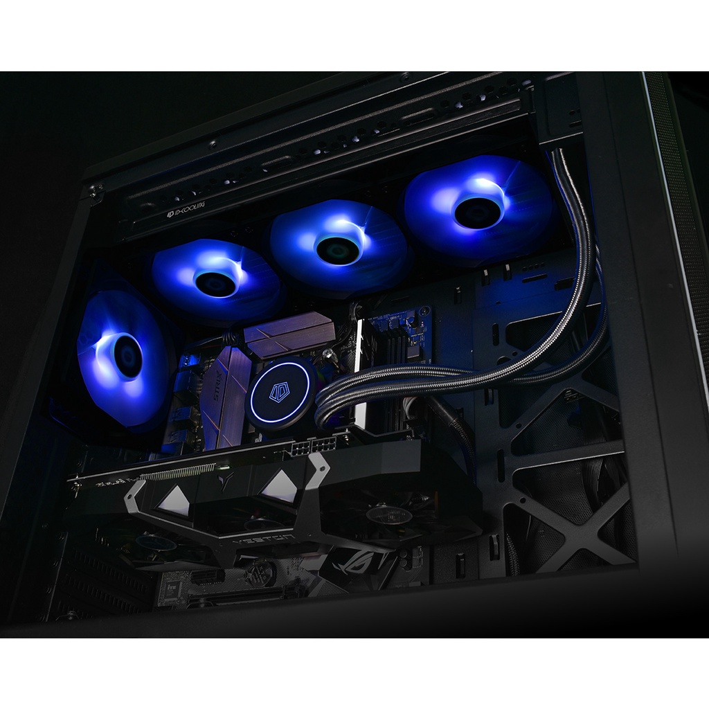 ID Cooling AURAFLOW X 360 RGB Water Cooling CPU Cooler Support LGA 1700