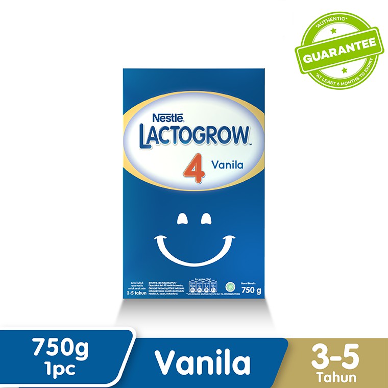 Lactogrow 4 Happy Nutri [3-5 Tahun] Madu/Vanilla - 735gr - 735 gr