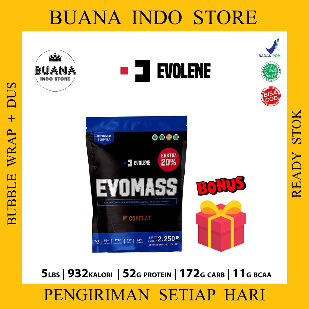 Evolene Evomass 5 LBS Mass Gainer