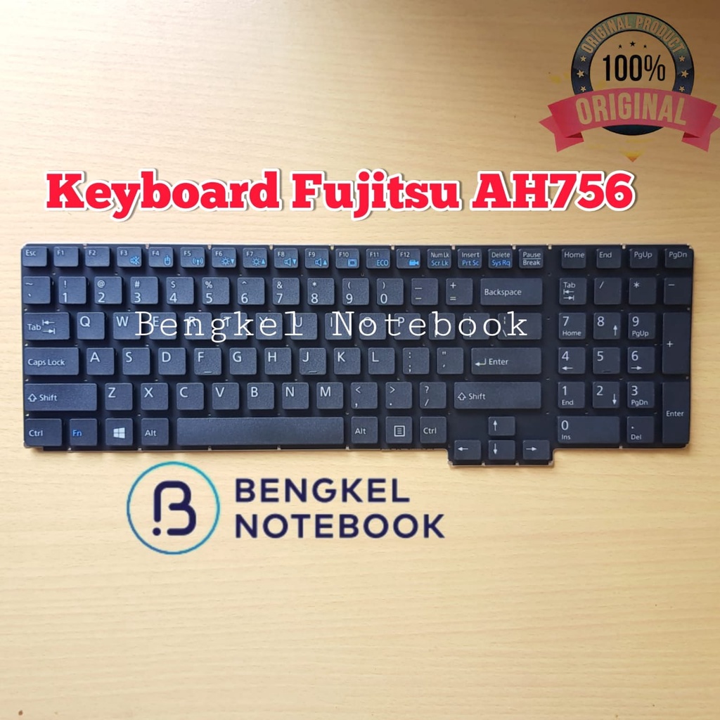 Keyboard Fujitsu Lifebook AH756 AH766 AH757 AH566 AH557 AH575 AH556 CP698973-01 2B-CA801F300