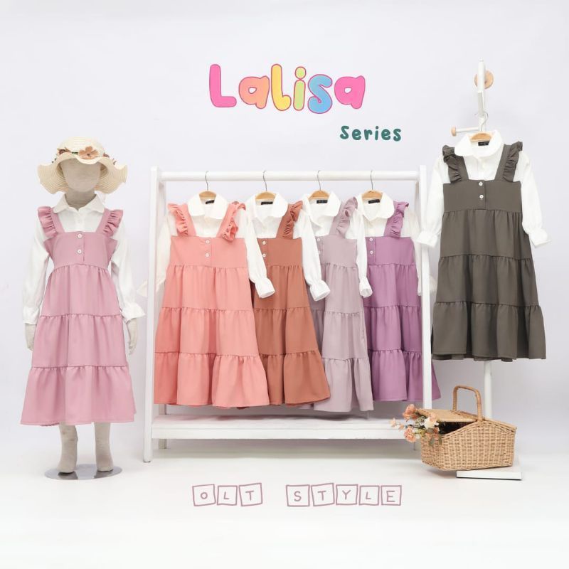 GAMIS MUSLIM ANAK LALISA SERIES  2-11TAHUN