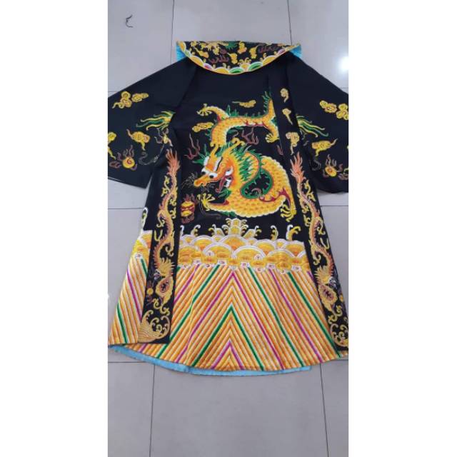 baju tatung naga warna hitam