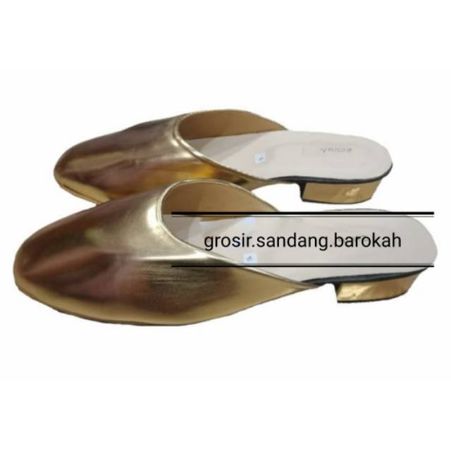 Sandal Slop Manten Emas / Slop Pria Jawa / Slop Kejawen Pria Dewasa