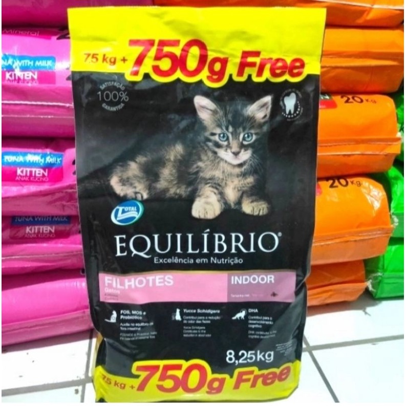 Equilibrio Kitten 7,5kg Paket 3 karung Cat food