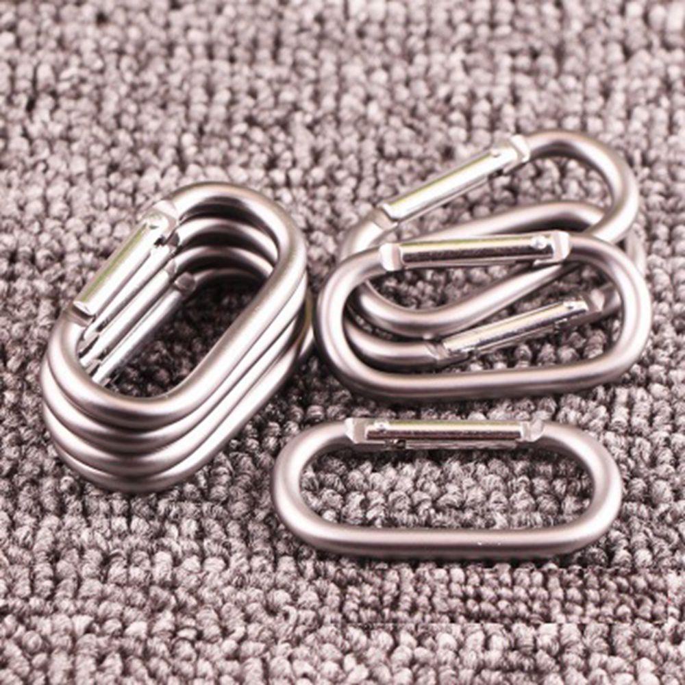 Wonder2 /5 /10pcs Mendaki Carabiner Keselamatan Paduan Aluminium Cincin Camping Hiking Gesper Gantungan Kunci