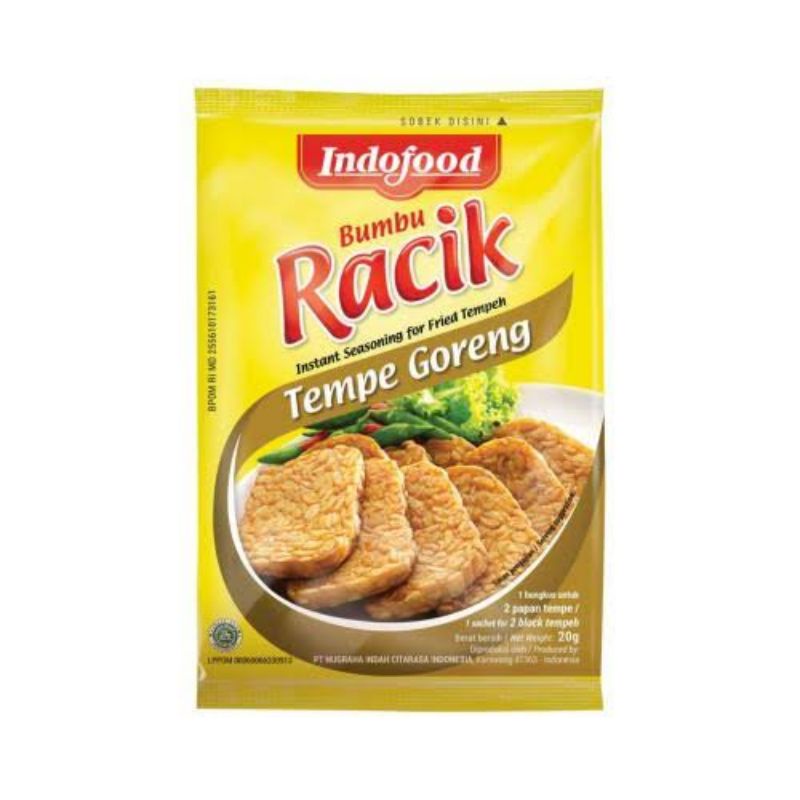 

Hemat 5 Pcs Indofood Racik Tempe Goreng @ 20 Gram