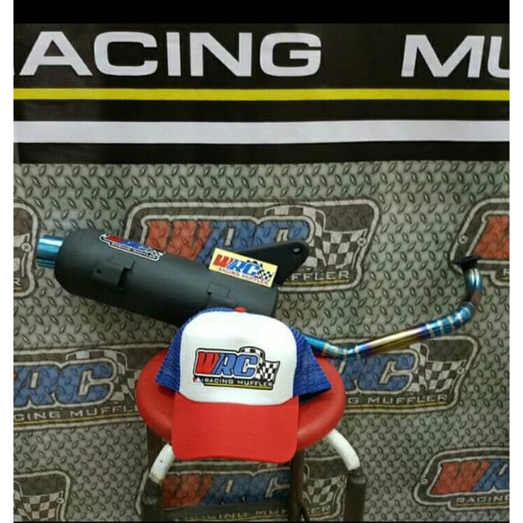 knalpot racing wrc standaran bobok buat scopy beat vario leher atas