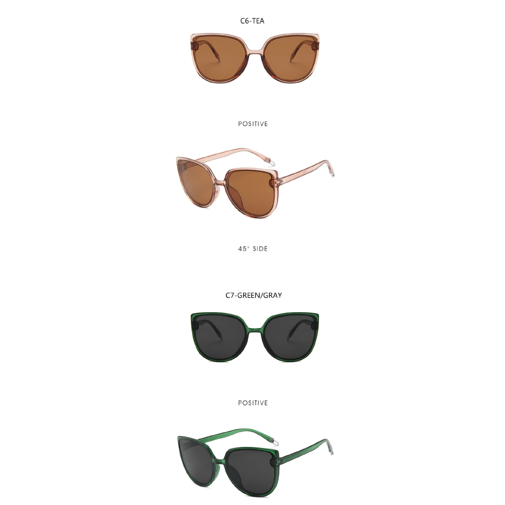 Fashion trend cat's eye ins personality beach wild sunglasses