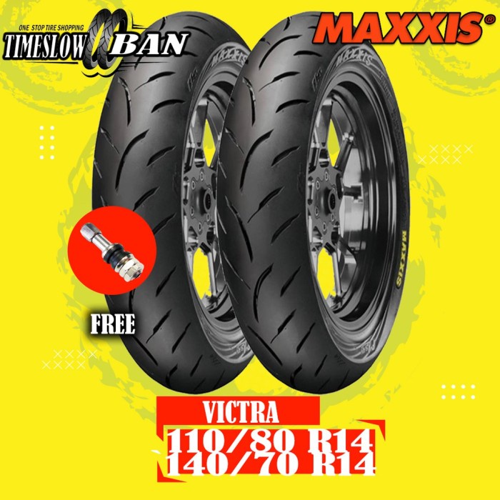 Paket Ban Motor Yamaha Aerox // Maxxis Victra 110/80 - 140/70 Ring14
