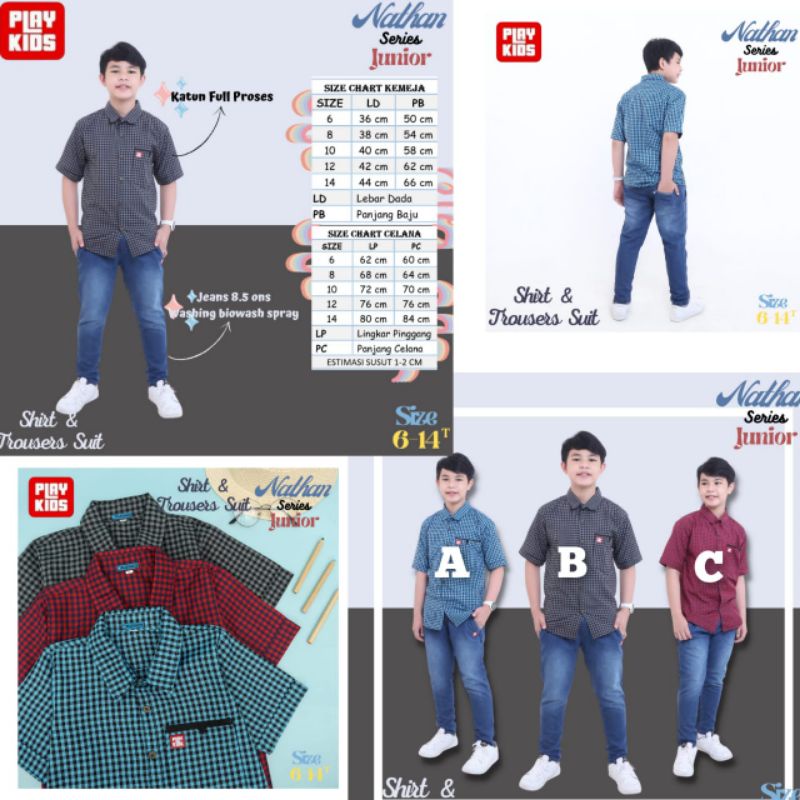 Shirt & Trousers Suit Nathan Series Junior by Playkids