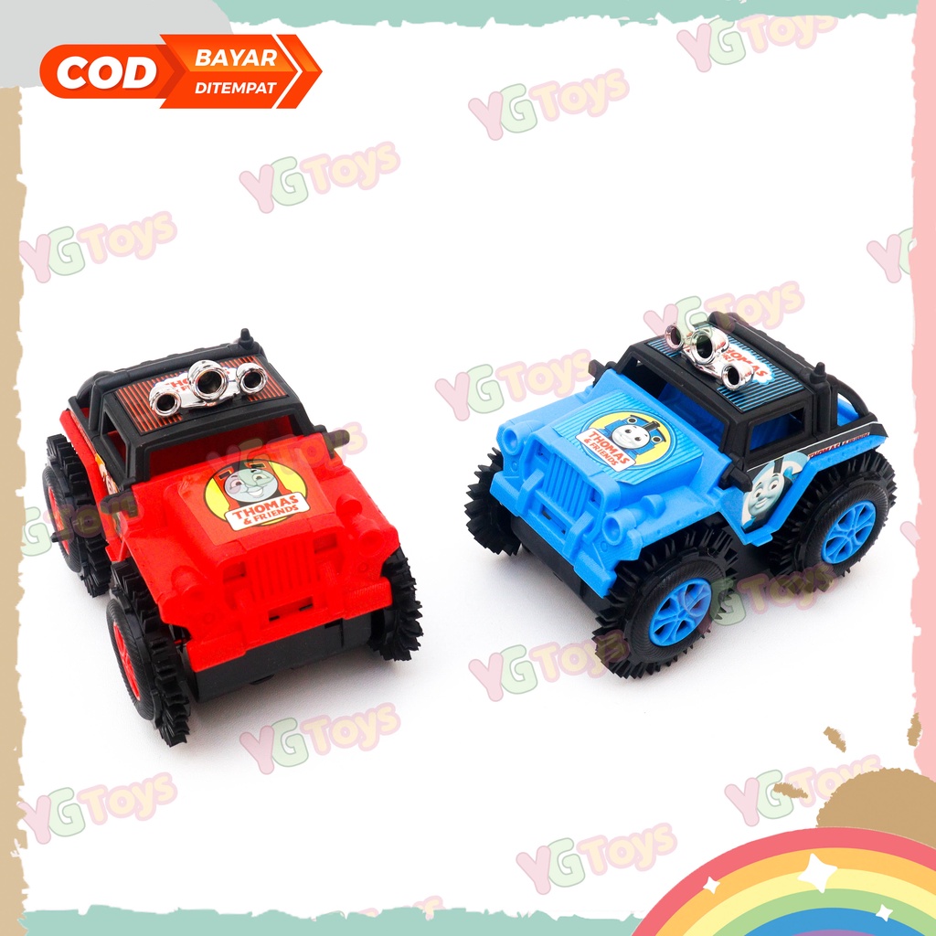 YGtoys Mainan Anak Cowok Mobil Mobilan Jungkir Balik Offroad Tumbling Tiping Car Karakter