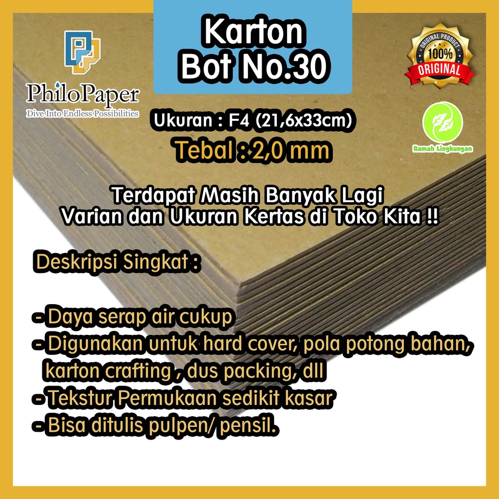 

Karton Yellow Bot No.30 F4