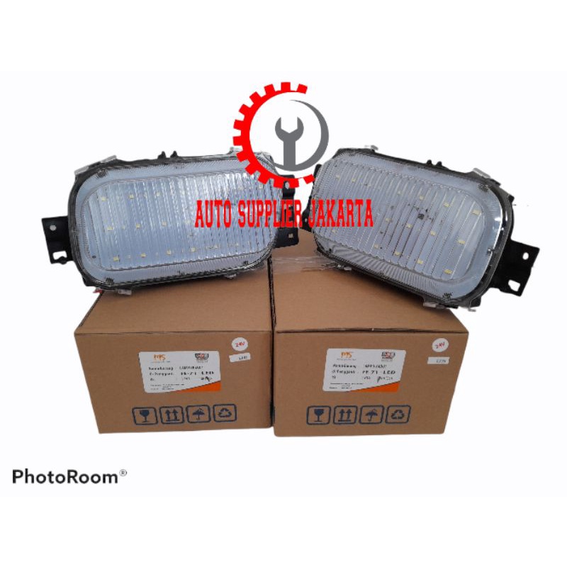 lampu kabut ps canter LED / lampu bumper ps canter / foglamp ps canter / harga sepasang