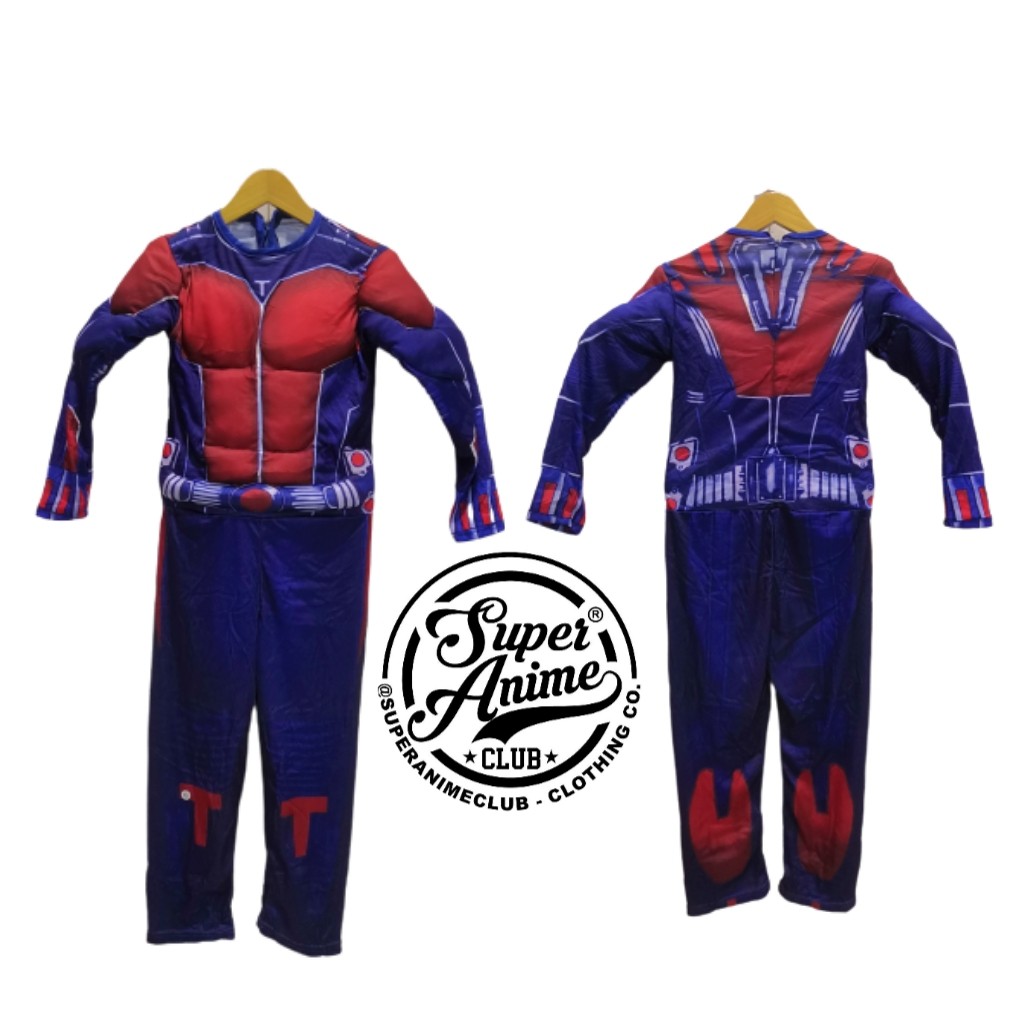 Kostum Antman Import Anak Busa Otot Baju Karakter Ant Man Avengers Cowok Laki Ultah Topeng Nyala