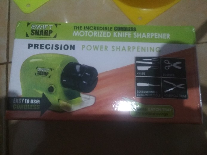 Swift Sharp Pengasah Pisau Otomatis Multi Function Sharpener - Electric Sharpener Swift Sharp
