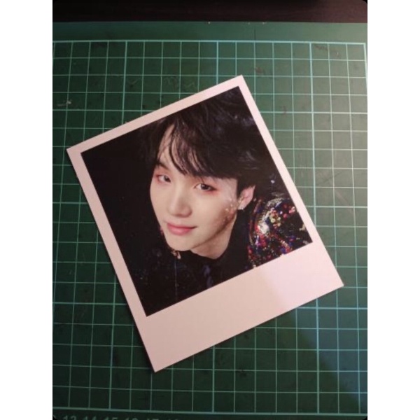official polaroid BTS SUGA from wings album
