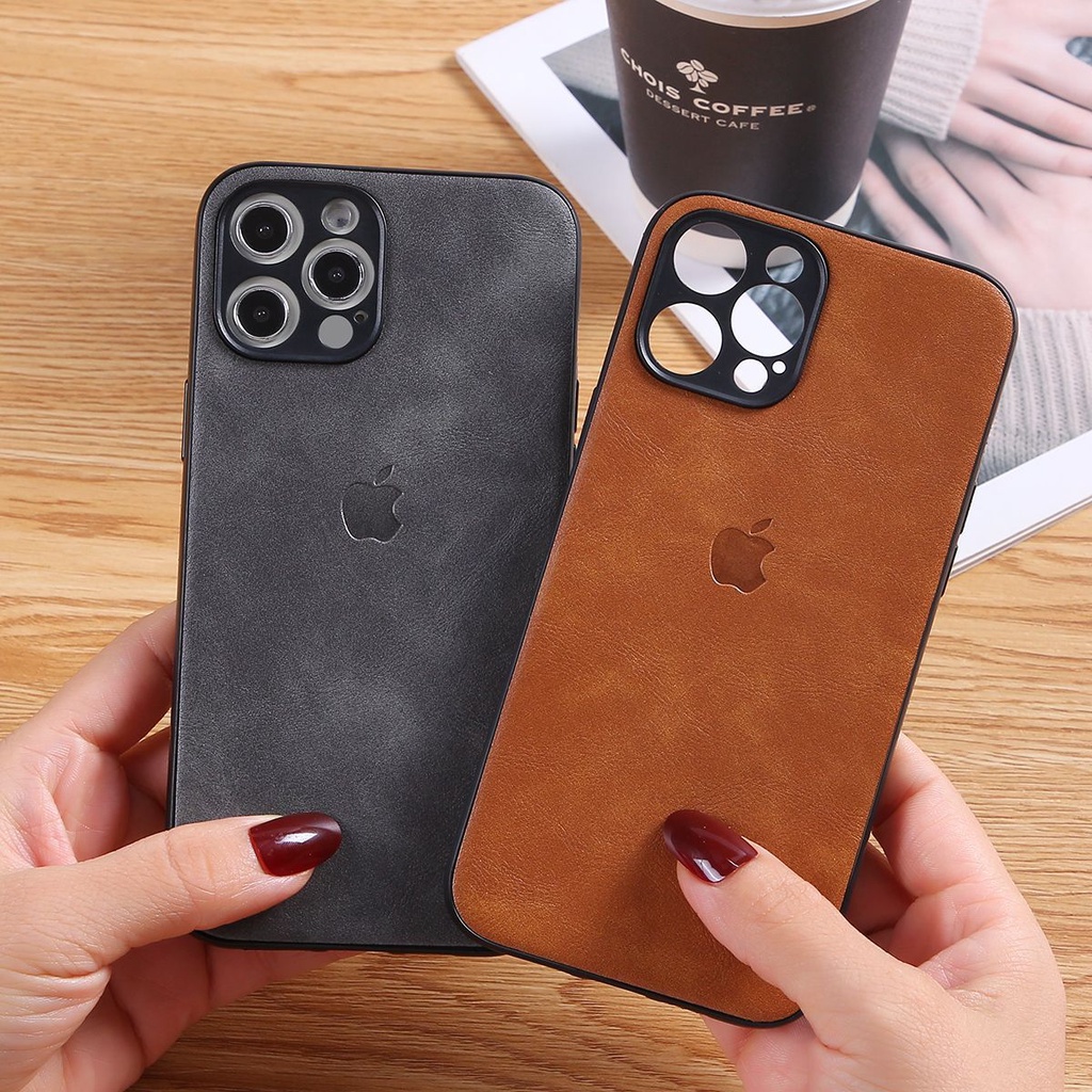 Softcase Leather Logo Samsung A52s/A53 5G /A33 5G/A22 4G/A22 5G/A32 4G/A32 5G/A52/A72/A12/M12/M32/M2