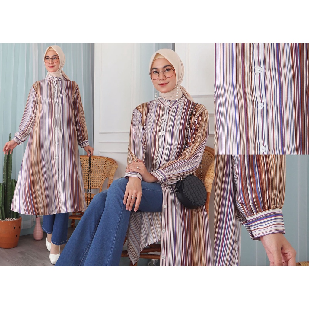 LONG TUNIK SHAKILA MOTIF - TUNIK KOTAK 800 Mrs3