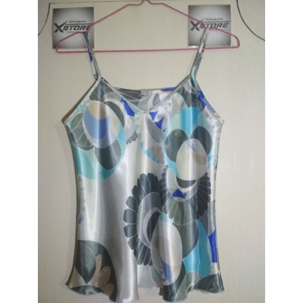 Baju Tidur Satin Piyama Atasan PL Preloved