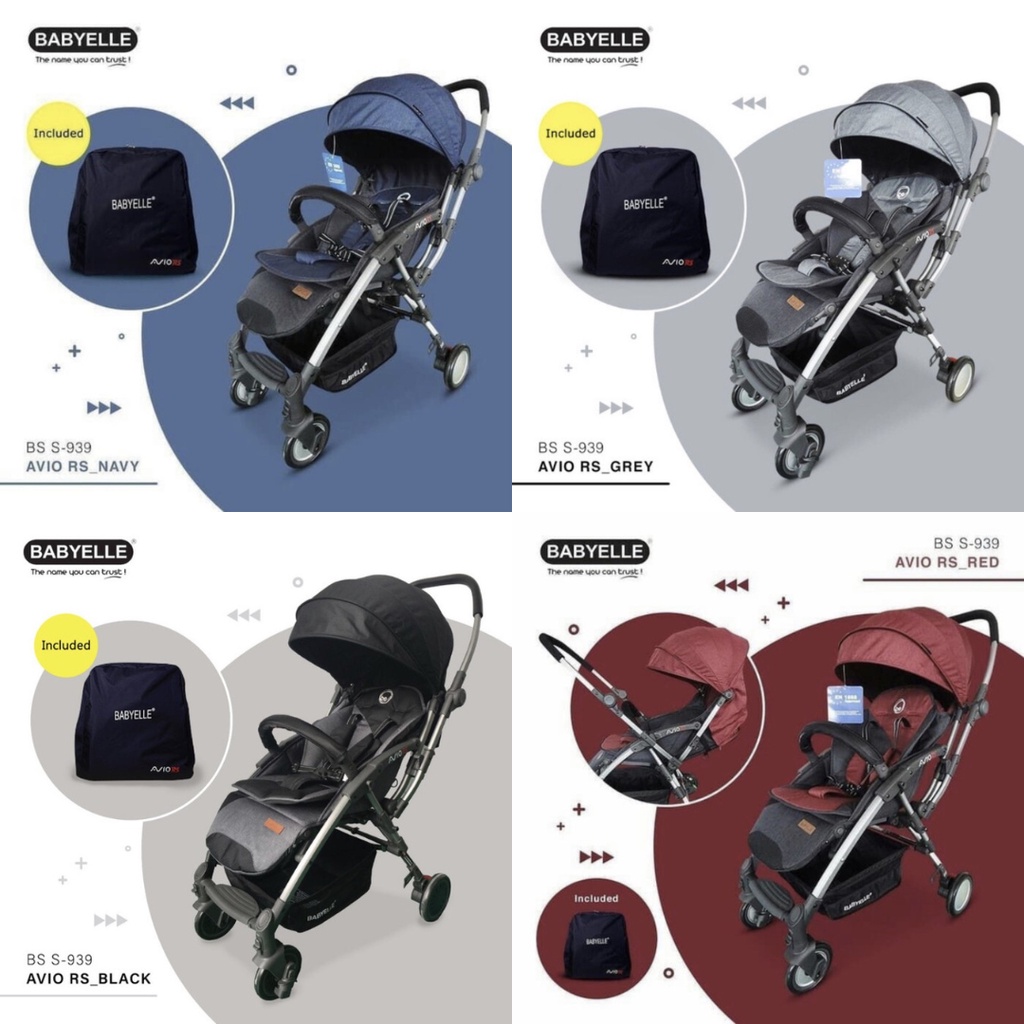 BabyElle Stroller Avio RS939 / Kereta Dorong Baby Elle